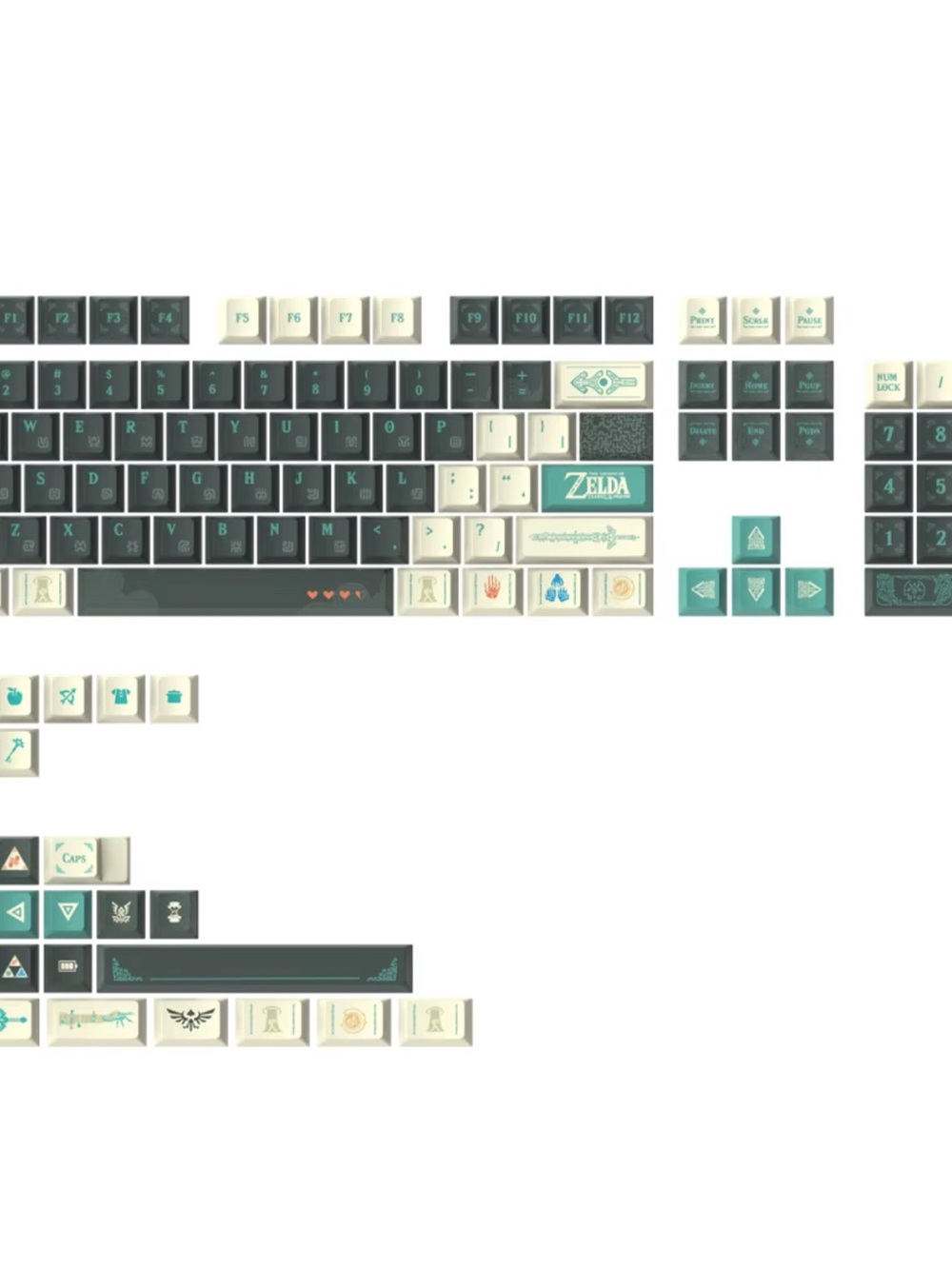Zelda: Tears of the Kingdom Keycaps